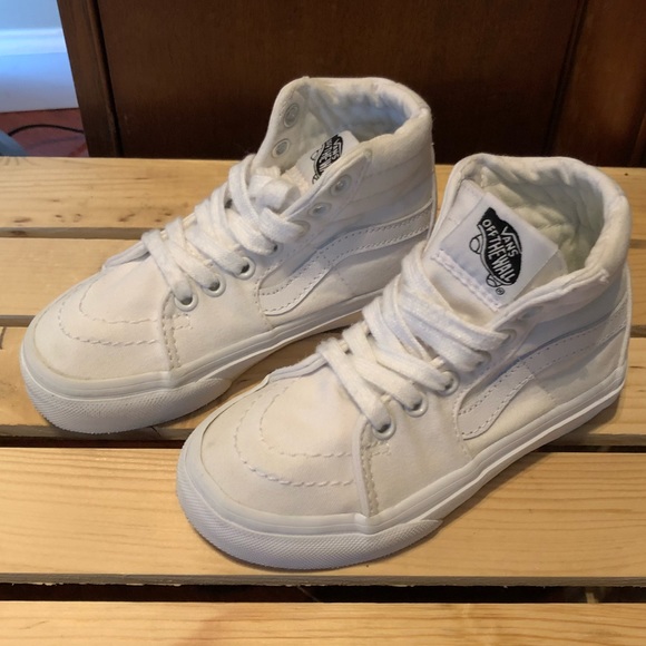 kids white vans